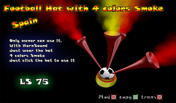 [Bl!tz Designs]Spain Football Hat