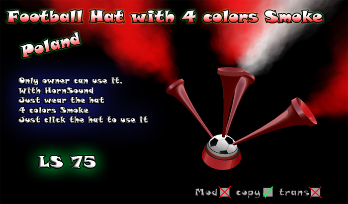 [Bl!tz Designs]Poland Football Hat