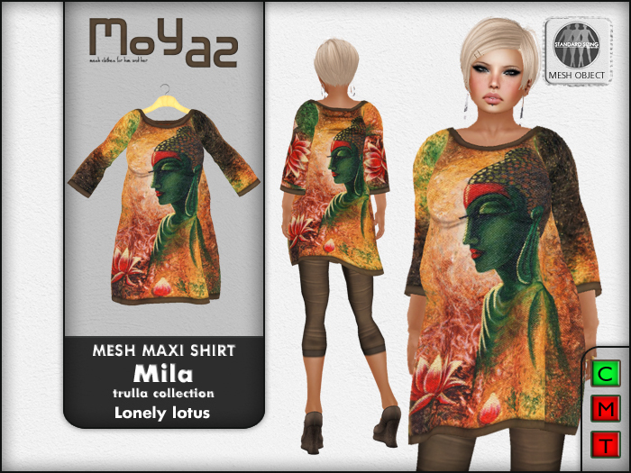 Mila Mesh Maxi Shirt ~ Trulla collection - lonely lotus