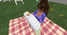 Baby sleeping bag - stars