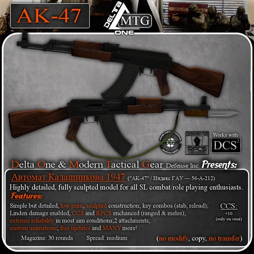 D1&MTG AK-47 1.0 + RPCS/OSIRIS, CCS Enhanced +