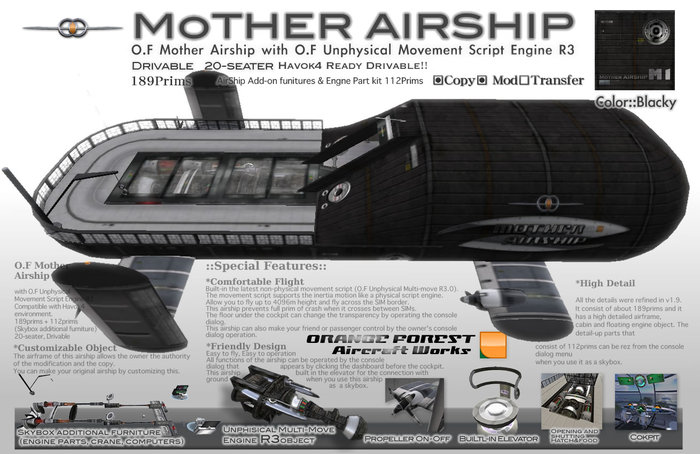 O.F Mother Airship (Black)
