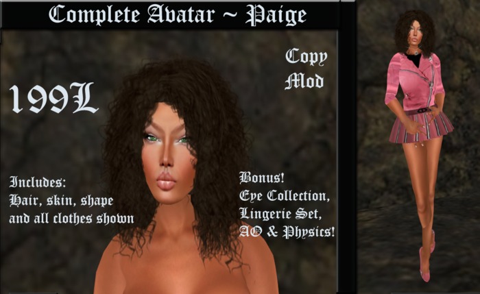 Cele'Sations Complete Avatar ~ Paige