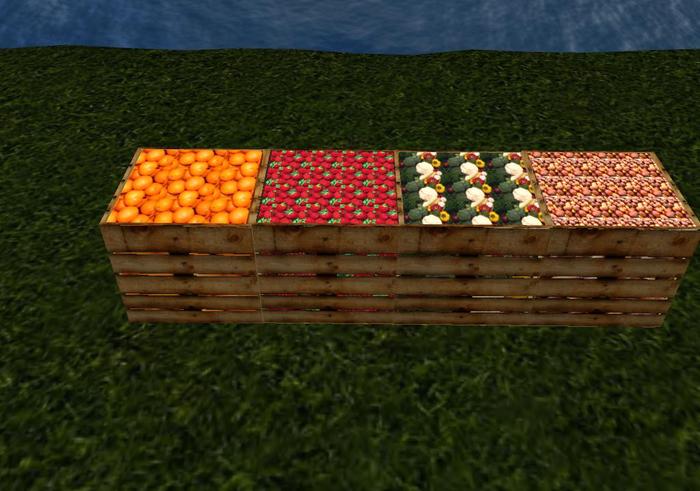 fruit and veggie stand