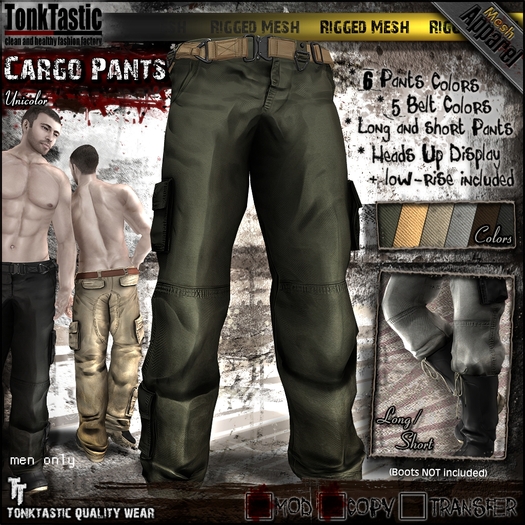 TonkTastic - Cargo Pants DEMO Male