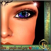Halloween Eyes purple and gray
