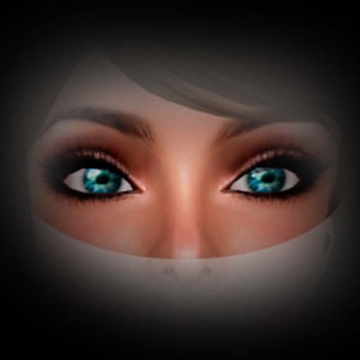 Eyes winter blue