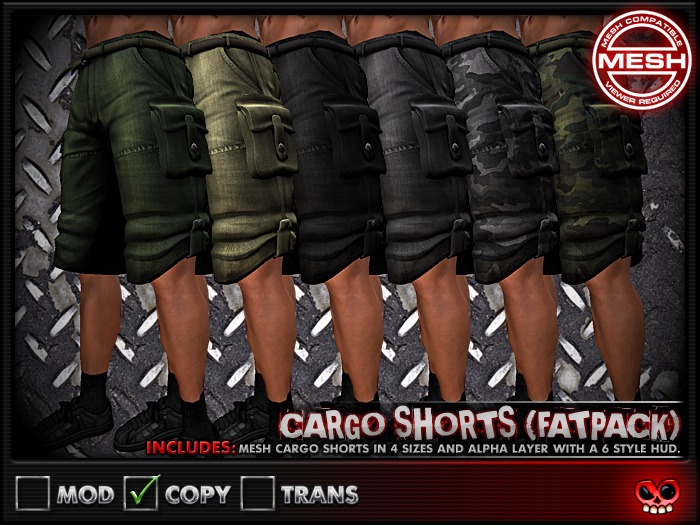 ::MORTALITY:: Cargo Shorts (Fatpack)