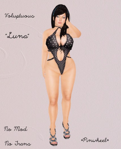 *Pinwheel* Voluptuous "Luna" Shape