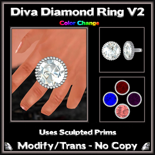 *ICED* Diva Diamond Ring V2