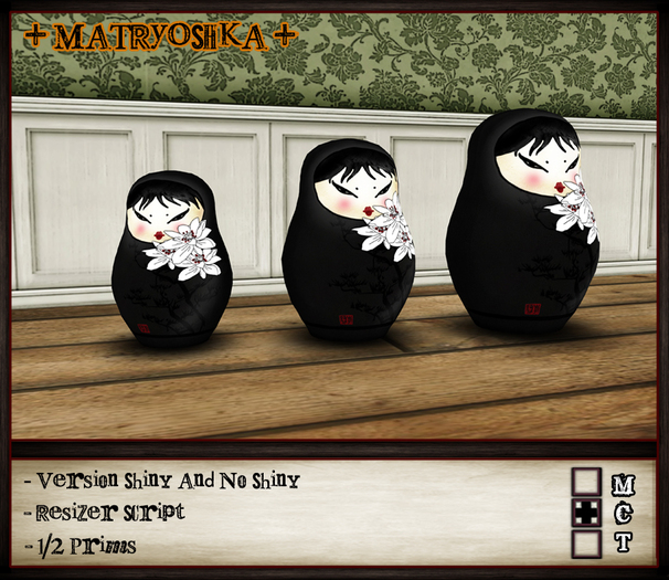 .:*L&Co*:. Home - Doll :: MATRYOSHKA :: Black