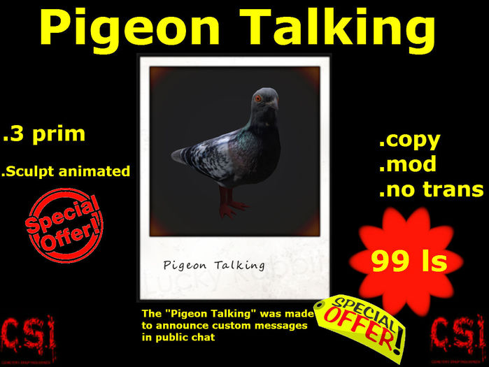 Pigeon Talking (box)