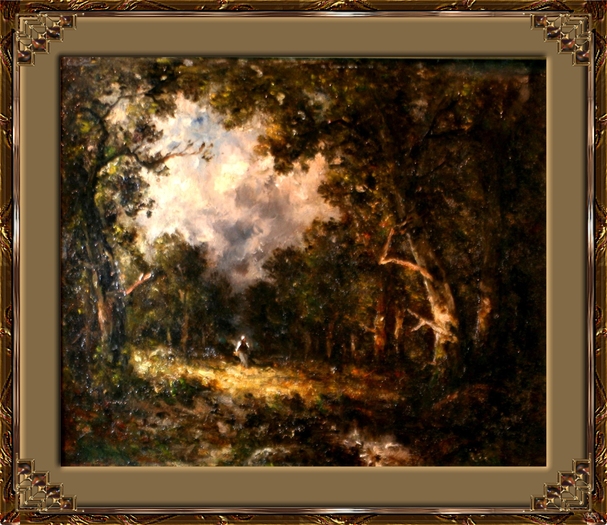 ROUSSEAU - Figure in a clearing