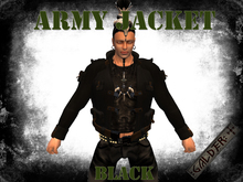 .:GALDER:. Army Jacket Black