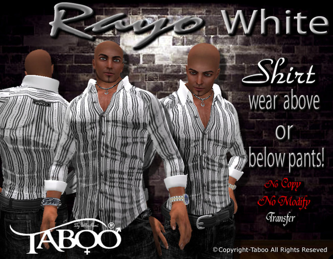 \\Taboo// Rayo White-Shirt
