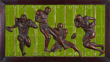 Football Metal Art with Field