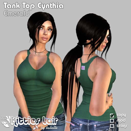 *KL* Tank Top Cynthia Emerald