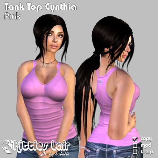 *KL* Tank Top Cynthia Pink