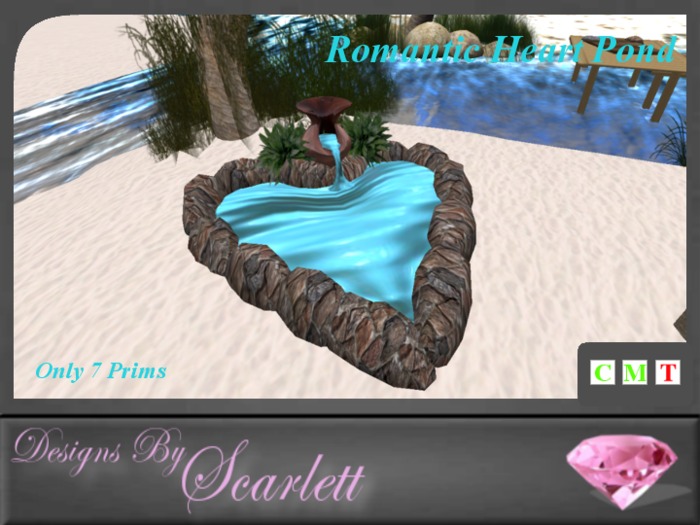 Romantic Heart Pond