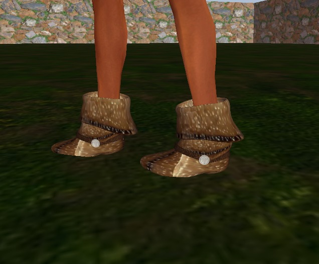 Female Spotted Doeskin Boots