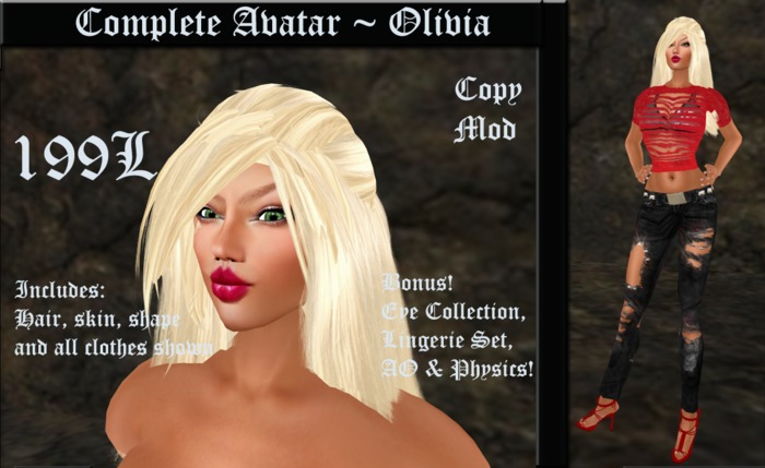 Cele'Sations Complete Avatar ~ Olivia