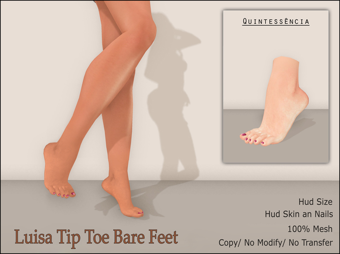 - Quintessencia - Luisa Tip Toe Bare Feet -