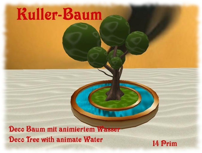 Tree "ART" with animated Water 