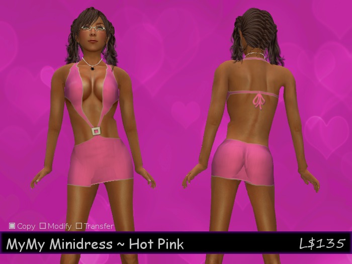 *LF*MyMy Minidress Hot Pink