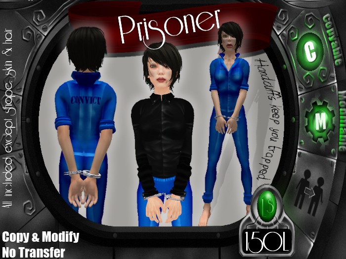 ~JA~ Prisoner - Blue - BOXED