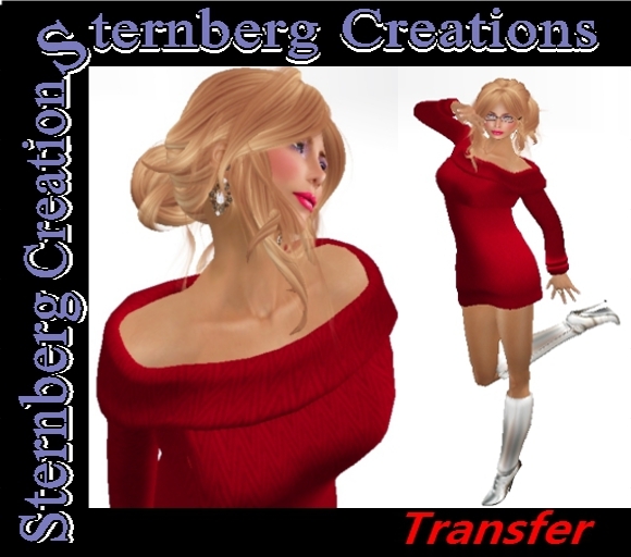 Red Mini-Dress Mesh ***Transfer*** PROMO   New Winter Collection 2012-13