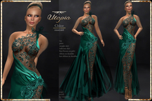 Utopia Chloe emerald - APPLIERS INCLUDED!