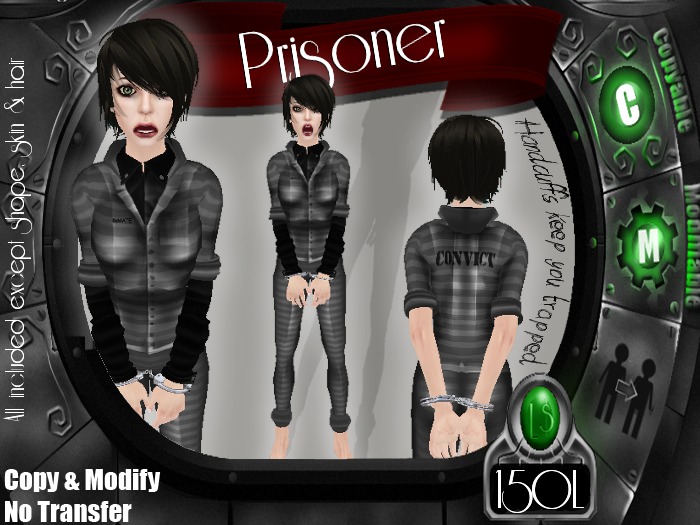 ~JA~ Prisoner - Grey - BOXED