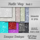 Seamless Plastic Wrapped Set 1 - Full Perm Textures Pack of 10 