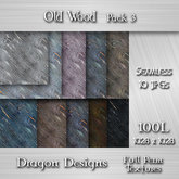 Seamless Old Wood Set 3 - Full Perm Textures Pack of 10
