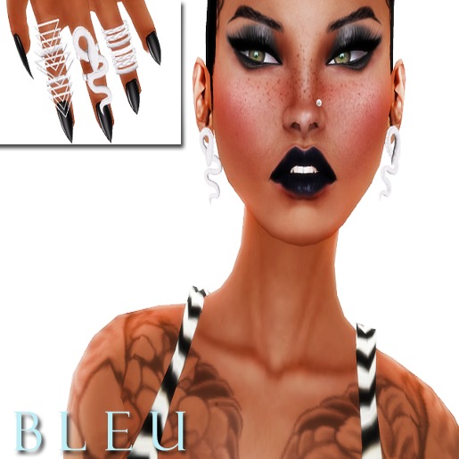 - B L E U - Beloved Serpent Set *Silver* 