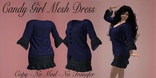 Candy Girl Mesh Dress *Indigo