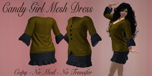 Candy Girl Mesh Dress *Yellow
