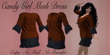 Candy Girl Mesh Dress *Orange