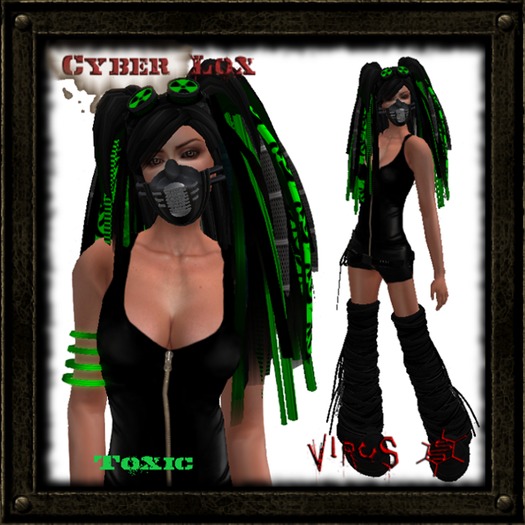 *VIRUS* CyberFalls HAIR (Toxic)