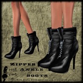 *FatalVIRUS*ZIP BOOTS *SALE PRICE*