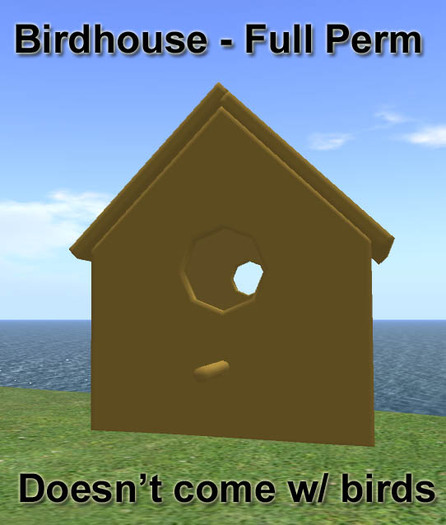 Mesh Birdhouse - Full perm