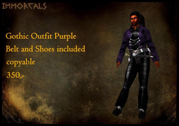 IMMORTALS Gothic Outfit Purple