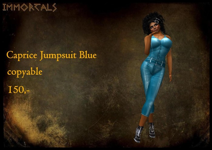 IMMORTALS Capris Jumpsuit Blue