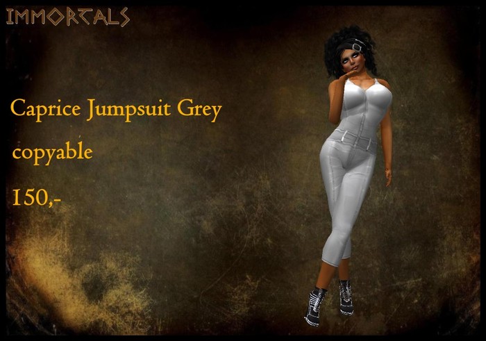 IMMORTALS Capris Jumpsuit Grey