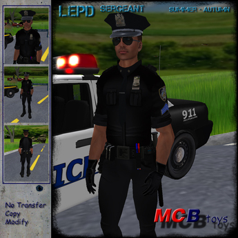 ::MCB:: LEPD Sergeant - Man - Summer and Autunm - Black - Uniform