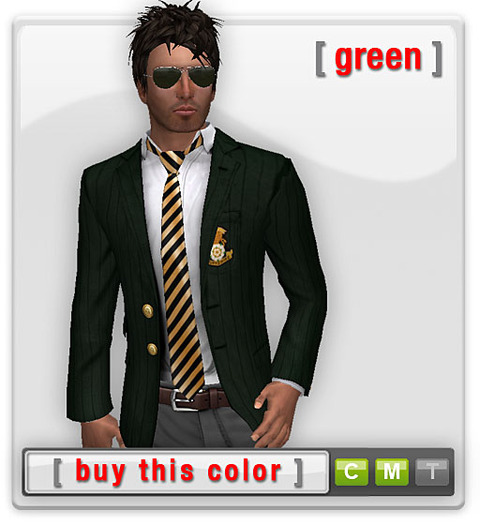Mesh Blazer - Green
