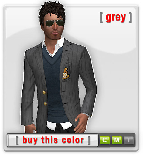 Mesh Blazer - Grey