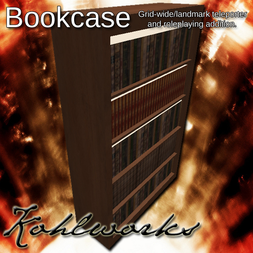 Bookcase teleportation booth