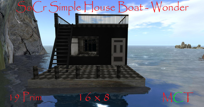 SoCr Simple House Boat - Wonder
