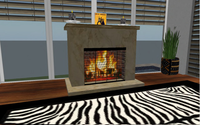 Sahara Marble Fireplace